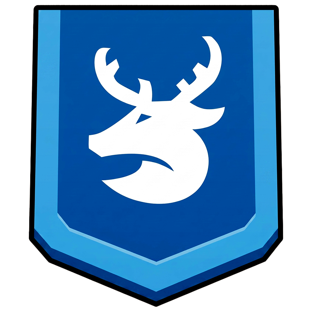 GÖKBÖRÜ blue deer insignia